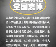 【2020年4月上海】4日コロナウイルス現地状況−清明節、中国全土で10時から3分間の黙祷