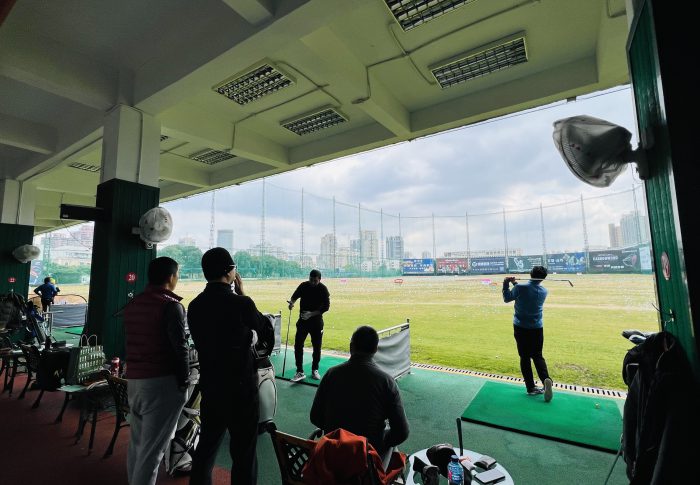 【2022年2月上海】浦東にある近場のゴルフ練習場に久しぶりに行ってみた