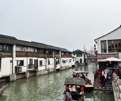 【2022年2月上海】春節休暇を利用して上海市郊外にある水郷「朱家角」を観光